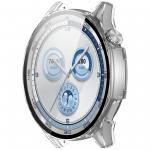 Carcasa cu protectie ecran din sticla securizata BizonMobile compatibila cu Huawei Watch GT 5 46 mm, Transparent 6 - lerato.ro