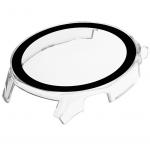 Carcasa cu protectie ecran din sticla securizata BizonMobile compatibila cu Huawei Watch GT 5 46 mm, Transparent 7 - lerato.ro