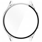 Carcasa cu protectie ecran din sticla securizata BizonMobile compatibila cu Huawei Watch GT 5 46 mm, Transparent 9 - lerato.ro