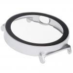 Carcasa cu protectie ecran din sticla securizata BizonMobile compatibila cu Huawei Watch GT 5 41 mm, Satin Silver 7 - lerato.ro