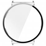Carcasa cu protectie ecran din sticla securizata BizonMobile compatibila cu Huawei Watch GT 5 41 mm, Satin Silver 9 - lerato.ro