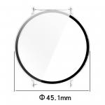 Carcasa cu protectie ecran din sticla securizata BizonMobile compatibila cu Huawei Watch GT 5 41 mm, Transparent 4 - lerato.ro
