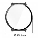 Carcasa cu protectie ecran din sticla securizata BizonMobile compatibila cu Huawei Watch GT 5 41 mm, Negru 3 - lerato.ro