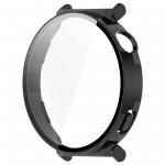 Carcasa cu protectie ecran din sticla securizata BizonMobile compatibila cu Huawei Watch GT 5 41 mm, Negru 4 - lerato.ro