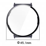 Carcasa cu protectie ecran din sticla securizata BizonMobile compatibila cu Huawei Watch GT 5 41 mm, Dark Blue 3 - lerato.ro