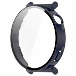 Carcasa cu protectie ecran din sticla securizata BizonMobile compatibila cu Huawei Watch GT 5 41 mm, Dark Blue 4 - lerato.ro