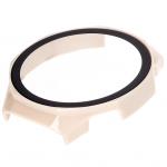Carcasa cu protectie ecran din sticla securizata BizonMobile compatibila cu Huawei Watch GT 5 Pro 46 mm, Bej 7 - lerato.ro