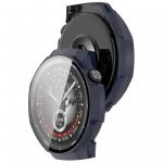 Carcasa cu protectie ecran din sticla securizata BizonMobile compatibila cu Huawei Watch GT 5 Pro 46 mm, Dark Blue 5 - lerato.ro