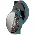 Carcasa cu protectie ecran din sticla securizata BizonMobile compatibila cu Huawei Watch GT 5 Pro 46 mm, Verde 5 - lerato.ro