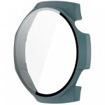 Carcasa cu protectie ecran din sticla securizata BizonMobile compatibila cu Huawei Watch GT 5 Pro 46 mm, Verde 4 - lerato.ro