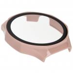 Carcasa cu protectie ecran din sticla securizata BizonMobile compatibila cu Huawei Watch GT 5 Pro 46 mm, Roz 8 - lerato.ro