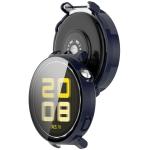 Carcasa cu protectie ecran din sticla securizata BizonMobile compatibila cu Huawei Watch GT 5 Pro 42 mm, Dark Blue 5 - lerato.ro