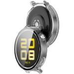 Carcasa cu protectie ecran din sticla securizata BizonMobile compatibila cu Huawei Watch GT 5 Pro 42 mm, Transparent 5 - lerato.ro
