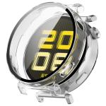 Carcasa cu protectie ecran din sticla securizata BizonMobile compatibila cu Huawei Watch GT 5 Pro 42 mm, Transparent 2 - lerato.ro