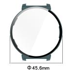 Carcasa cu protectie ecran din sticla securizata BizonMobile compatibila cu Huawei Watch GT 5 Pro 42 mm, Verde 3 - lerato.ro