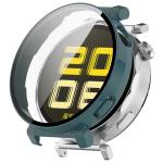 Carcasa cu protectie ecran din sticla securizata BizonMobile compatibila cu Huawei Watch GT 5 Pro 42 mm, Verde 2 - lerato.ro