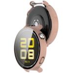 Carcasa cu protectie ecran din sticla securizata BizonMobile compatibila cu Huawei Watch GT 5 Pro 42 mm, Roz 5 - lerato.ro