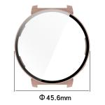 Carcasa cu protectie ecran din sticla securizata BizonMobile compatibila cu Huawei Watch GT 5 Pro 42 mm, Roz 3 - lerato.ro