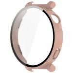 Carcasa cu protectie ecran din sticla securizata BizonMobile compatibila cu Huawei Watch GT 5 Pro 42 mm, Roz 4 - lerato.ro