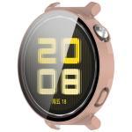 Carcasa cu protectie ecran din sticla securizata BizonMobile compatibila cu Huawei Watch GT 5 Pro 42 mm, Roz 6 - lerato.ro