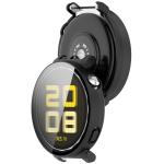Carcasa cu protectie ecran din sticla securizata BizonMobile compatibila cu Huawei Watch GT 5 Pro 42 mm, Matte Black 5 - lerato.ro