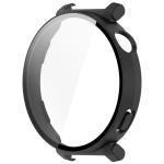 Carcasa cu protectie ecran din sticla securizata BizonMobile compatibila cu Huawei Watch GT 5 Pro 42 mm, Matte Black 4 - lerato.ro