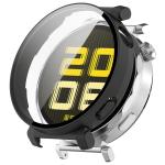 Carcasa cu protectie ecran din sticla securizata BizonMobile compatibila cu Huawei Watch GT 5 Pro 42 mm, Matte Black 2 - lerato.ro