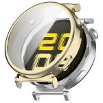 Carcasa cu protectie ecran BizonMobile Felipe compatibila cu Huawei Watch GT 5 41mm, Gold 2 - lerato.ro