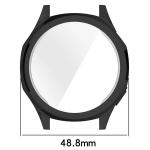 Carcasa cu protectie ecran BizonMobile Felipe compatibila cu Huawei Watch GT 5 46mm, Negru 3 - lerato.ro