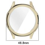 Carcasa cu protectie ecran BizonMobile Felipe compatibila cu Huawei Watch GT 5 46mm, Gold 3 - lerato.ro
