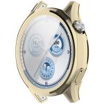 Carcasa cu protectie ecran BizonMobile Felipe compatibila cu Huawei Watch GT 5 46mm, Gold 9 - lerato.ro