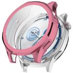 Carcasa cu protectie ecran BizonMobile Felipe compatibila cu Huawei Watch GT 5 46mm, Roz 2 - lerato.ro