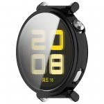 Carcasa cu protectie ecran BizonMobile Felipe compatibila cu Huawei Watch GT 5 Pro 42mm, Negru 9 - lerato.ro