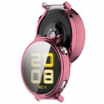 Carcasa cu protectie ecran BizonMobile Felipe compatibila cu Huawei Watch GT 5 Pro 42mm, Roz 8 - lerato.ro