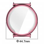 Carcasa cu protectie ecran BizonMobile Felipe compatibila cu Huawei Watch GT 5 Pro 42mm, Roz 3 - lerato.ro