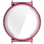 Carcasa cu protectie ecran BizonMobile Felipe compatibila cu Huawei Watch GT 5 Pro 42mm, Roz 7 - lerato.ro