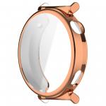 Carcasa cu protectie ecran BizonMobile Felipe compatibila cu Huawei Watch GT 5 Pro 42mm, Rose Gold 4 - lerato.ro