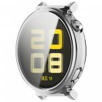 Carcasa cu protectie ecran BizonMobile Felipe compatibila cu Huawei Watch GT 5 Pro 42mm, Silver 9 - lerato.ro