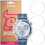 Set 3 folii de protectie Bizon HydroFlex compatibile cu Huawei Watch GT 5 46 mm, Transparent 2 - lerato.ro