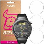 Set 3 folii de protectie Bizon HydroFlex compatibile cu Huawei Watch GT 5 Pro 46 mm, Transparent 2 - lerato.ro