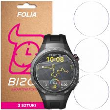 Set 3 folii de protectie Bizon HydroFlex compatibila cu Huawei Watch GT 5 Pro 46 mm, Transparent
