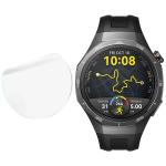Set 3 folii de protectie Bizon HydroFlex compatibile cu Huawei Watch GT 5 Pro 46 mm, Transparent 5 - lerato.ro