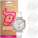 Set 6 folii de protectie Bizon HydroFlex compatibile cu Huawei Watch GT 5 41 mm, Transparent 2 - lerato.ro