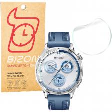 Accesorii Huawei Watch, Set 2 folii protectie Bizon Watch Hydrogel compatibile cu Huawei Watch GT 5 / GT 5 Pro 46 mm, Transparent, lerato.ro
