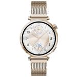 Folie sticla hibrid Bizon Glass Watch Edge Hybrid compatibila cu Huawei Watch GT 5 41 mm, Negru 3 - lerato.ro
