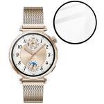 Folie sticla hibrid Bizon Glass Watch Edge Hybrid compatibila cu Huawei Watch GT 5 41 mm, Negru 6 - lerato.ro