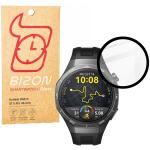 Folie sticla hibrid Bizon Glass Watch Edge Hybrid compatibila cu Huawei Watch GT 5 Pro 46 mm, Negru 2 - lerato.ro
