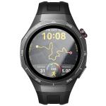 Folie sticla hibrid Bizon Glass Watch Edge Hybrid compatibila cu Huawei Watch GT 5 Pro 46 mm, Negru 3 - lerato.ro