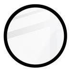 Folie sticla hibrid Bizon Glass Watch Edge Hybrid compatibila cu Huawei Watch GT 5 Pro 46 mm, Negru 5 - lerato.ro