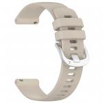 Curea din silicon Bizon Strap Watch Silicone Pro compatibila cu Huawei Watch GT 5 Pro 42mm / GT 5 41mm / GT 4 41mm, Light Grey 4 - lerato.ro